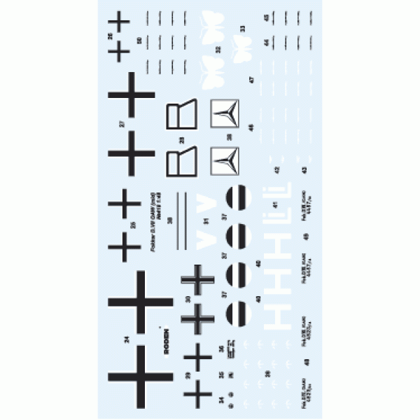 Fokker D.VII ( OAW) WWI German fighter 1/48 Roden 418
