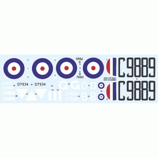 Bristol Fighter F.2b (w/Sunbeam Arab) 1/48 Roden 429