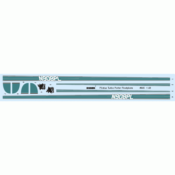 Літак  Pilatus PC-6 B2/H4 Turbo Porter, Floatplane 1/48 Roden 445