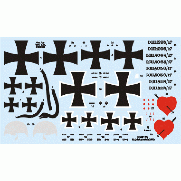 Pfalz D.III WWI German fighter 1/32 Roden 613