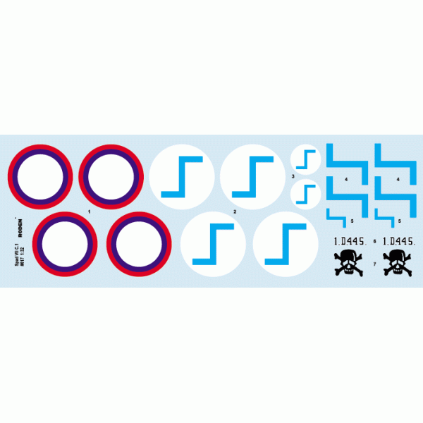 Spad VII c.1 with Russian skies  1/32 Roden 617
