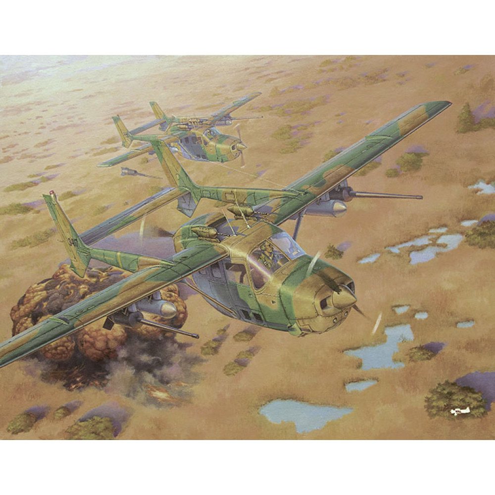 Cessna FTB337G Lynx “Bush war” 1/32 Roden 628