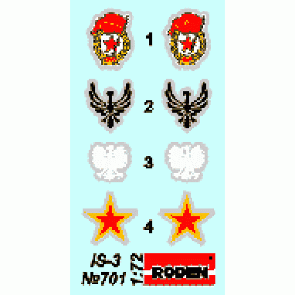 Tank IS-3 Stalin 1/72 Roden 701