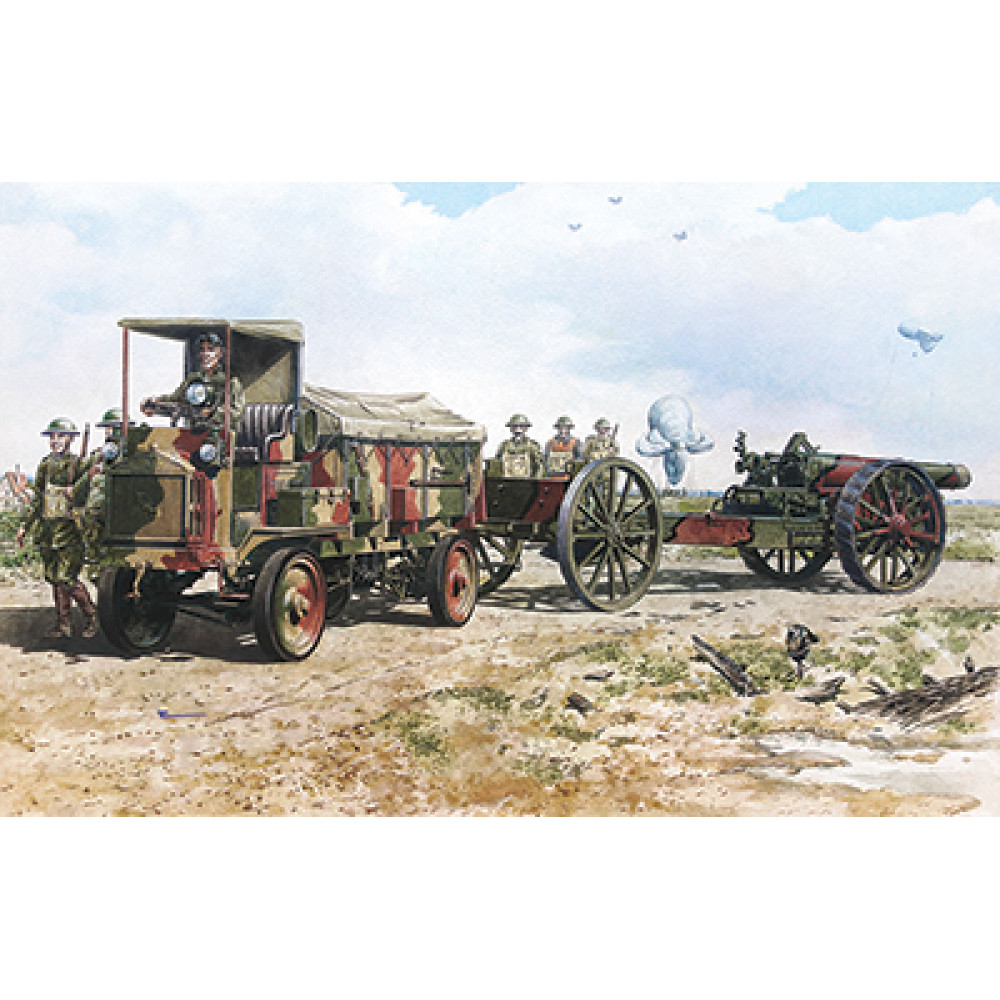 FWD Model B 3 ton & BL 8-inch howitzer Mk.VI  1/72 Roden 713