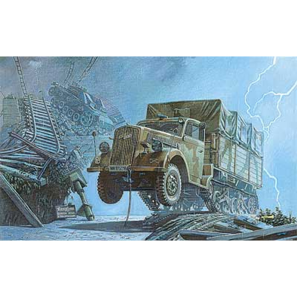 Opel Blitz Maultier German half-truck 1/72 Roden 715