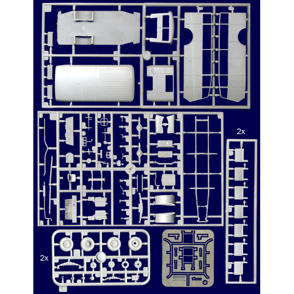 Opel Blitz Omnibus model W39 (late WWII service) 1/72 Roden 726
