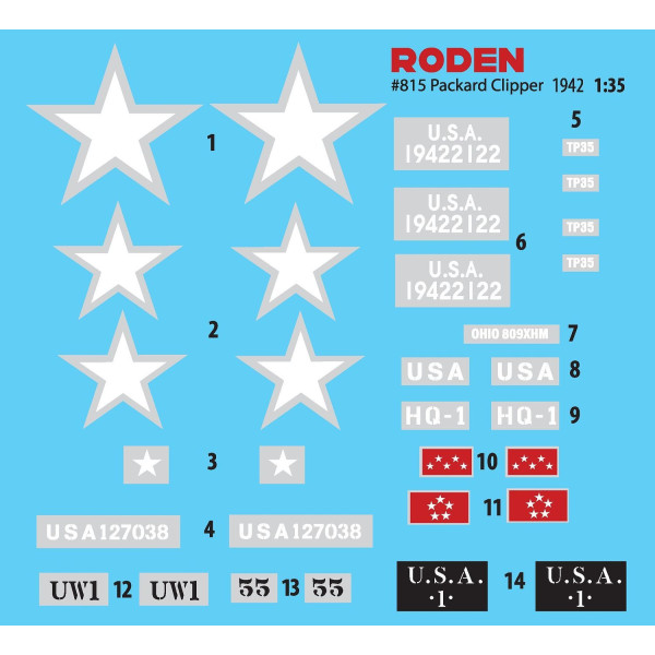 Packard Clipper 1941 1/35 Roden 815