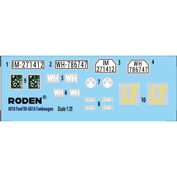 Ford V8-G81A Funkkraftwagen  1/35 Roden 818