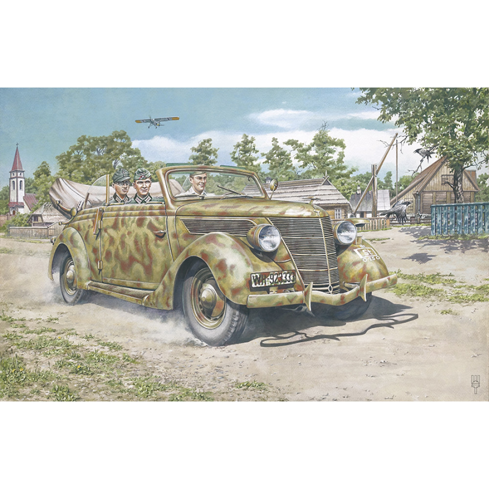 Ford V8-G81 Cabriolet  WWII  era 1/35 Roden 820 