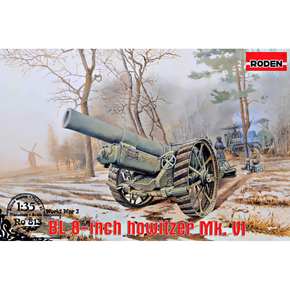 BL 8-inch howitzer Mk. VI 1/35 Roden RN813