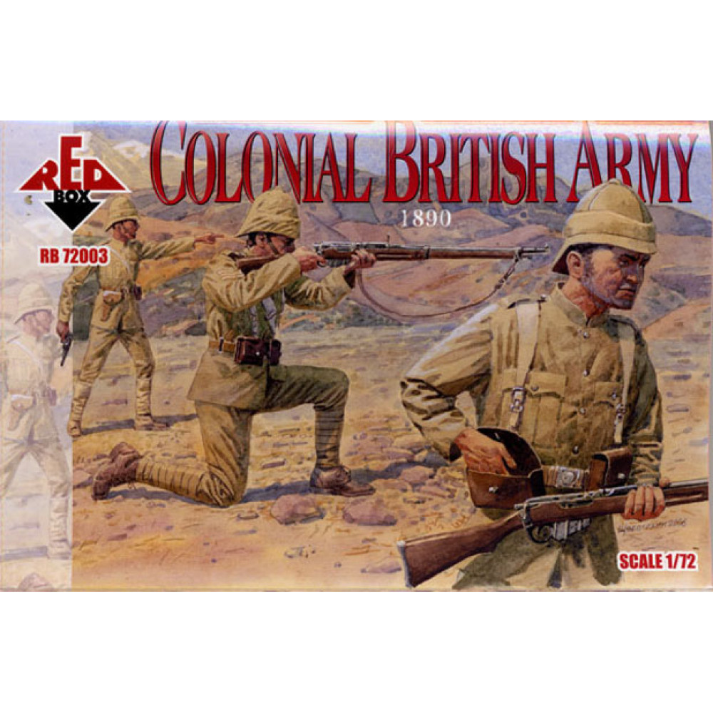 Colonial British Army 1890 1/72 RedBox 72003