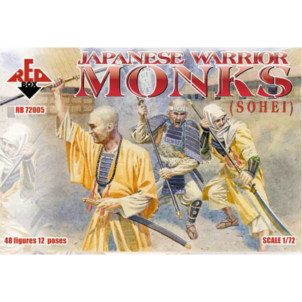  Japanese Warrior Monks. 1/72 RedBox 72005