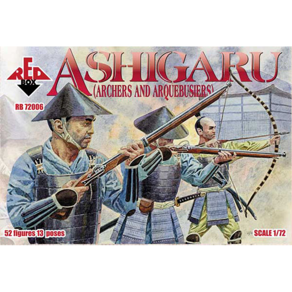 Ashigaru (Archers and Aequebusiers) 1/72 RedBox 72006