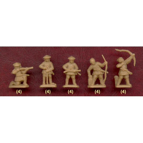 Ashigaru (Archers and Aequebusiers) 1/72 RedBox 72006