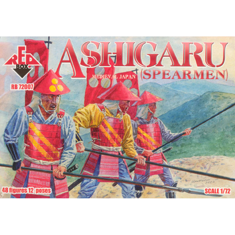 Ashigaru (Spearmen) 1/72 RedBox 72007