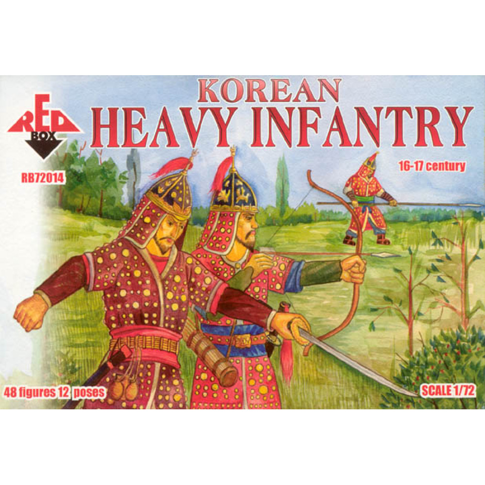 Korean Heavy Infantry 16-17 cent 1/72 RedBox 72014