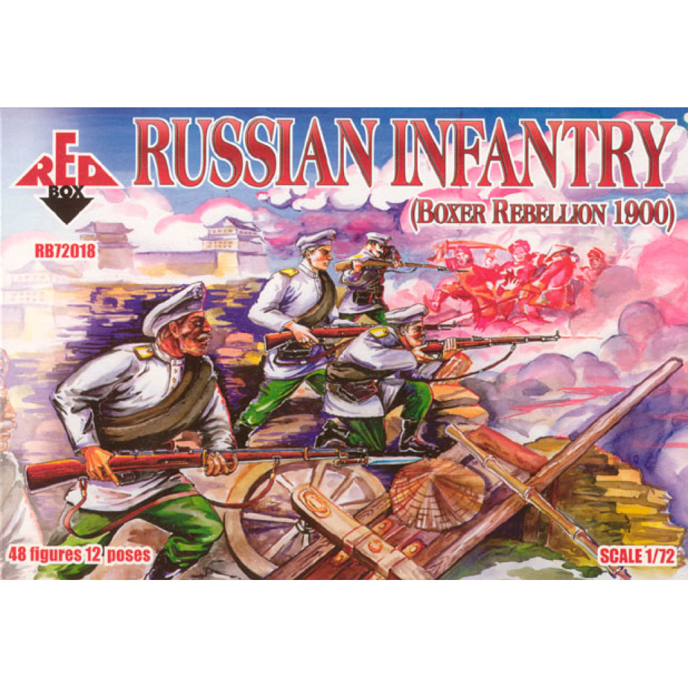 Russian Infantry 1900 (Boxer Rebellion) 1/72 RedBox 72018