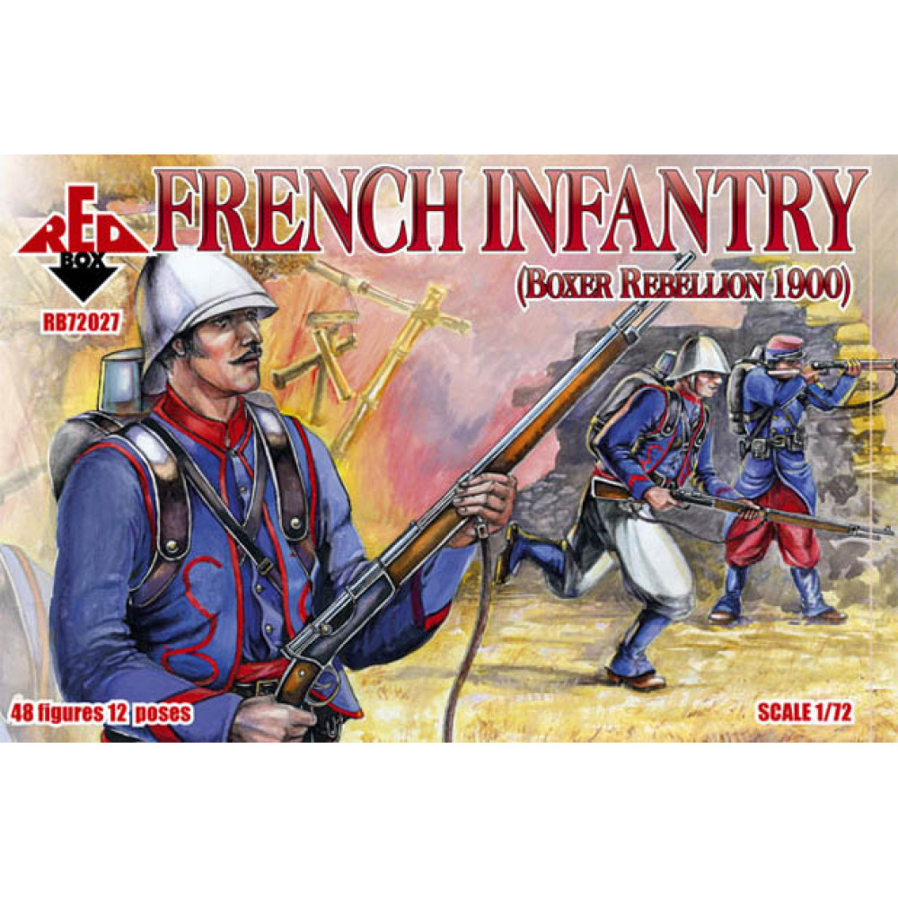 French  Infantry  1900 (Boxer Rebellion)  1/72 RedBox 72027