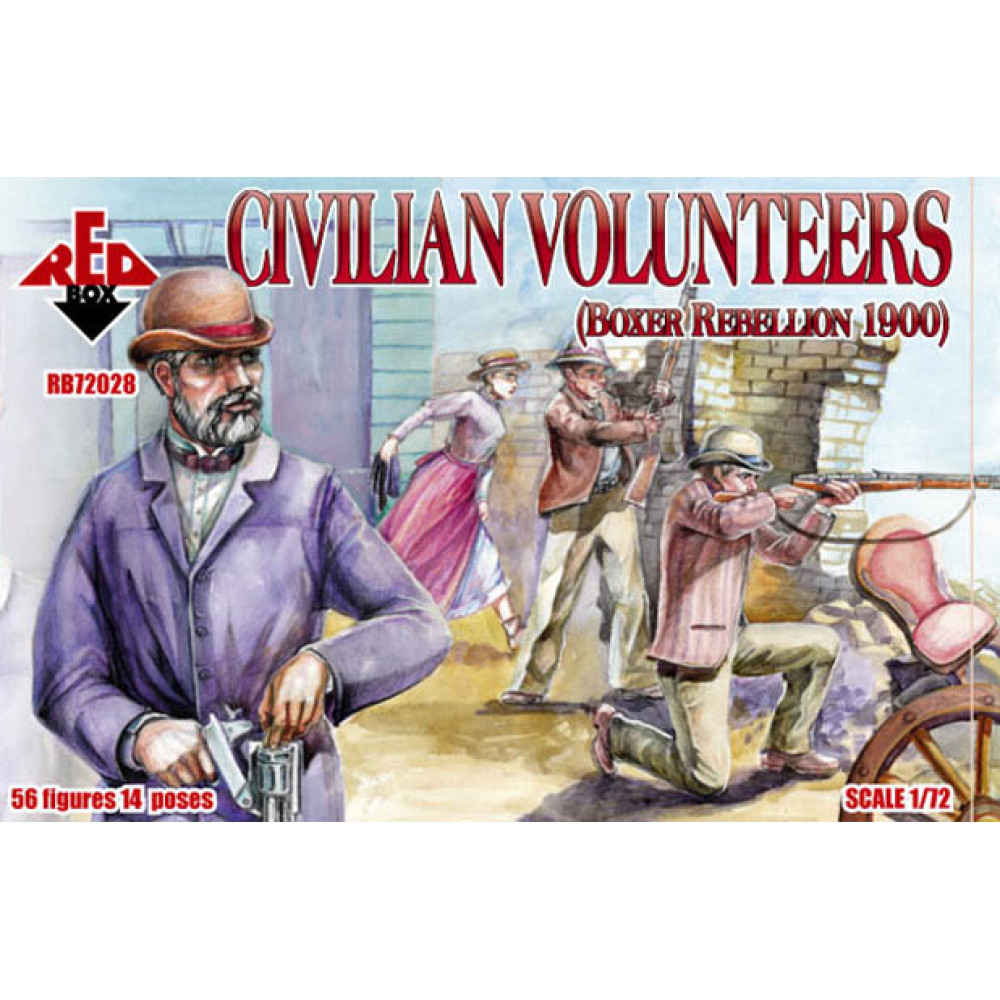 Civilian Volunteers 1900 (Boxer Rebellion)  1/72 RedBox 72028