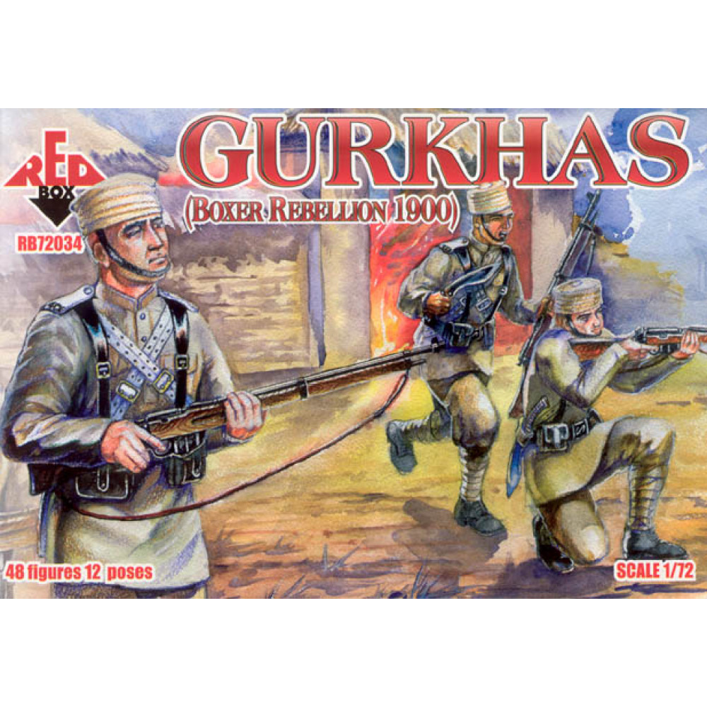 Ghurkas 1900 (Boxer Rebellion)  1/72 RedBox 72034