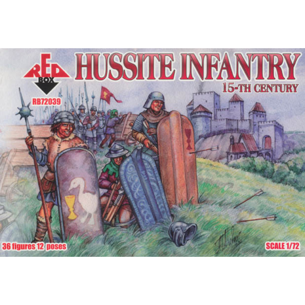 Hussite Infantry  15th century 1/72 RedBox 72039