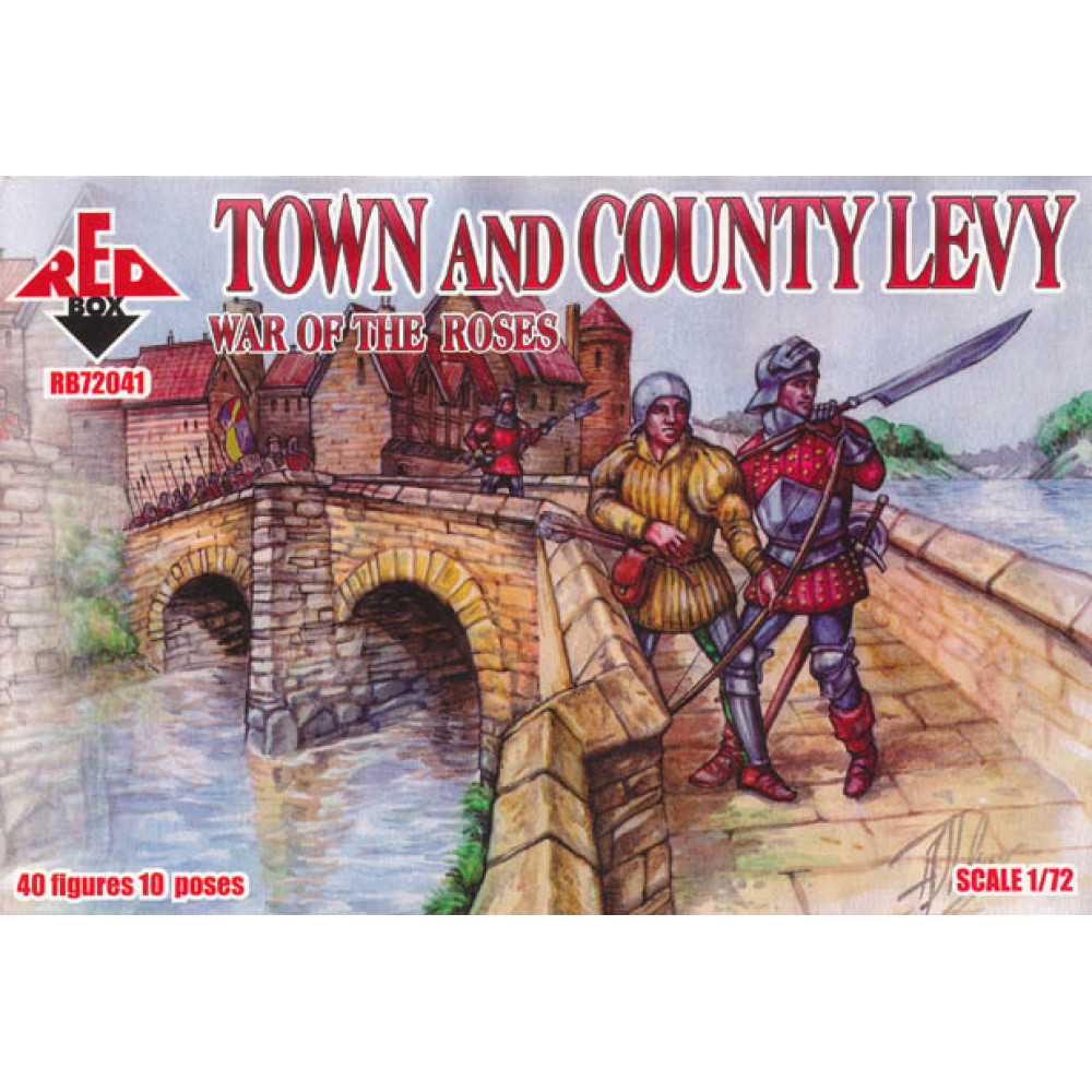 War of the Roses 2. Town and County Levy  1/72 RedBox 72041