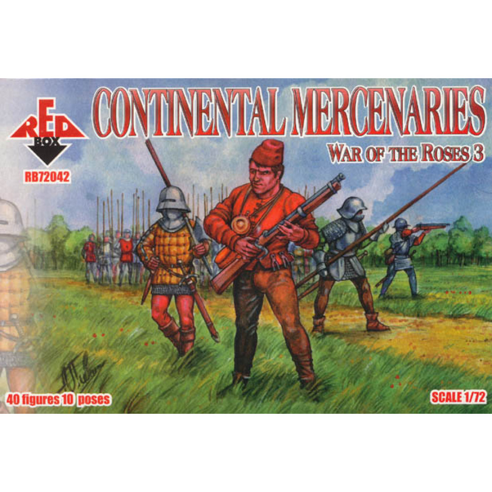 Континентальні найманці (40 фігурок, 10 поз) 1/72 RedBox 72042