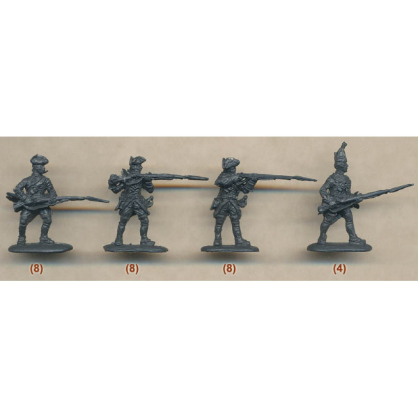 Jacobite Rebellions. British Infantry 1745  1/72 RedBox 72049