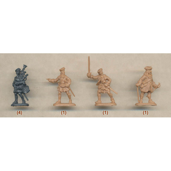 Jacobite Rebellions. Militia and Loyalist Troops 1745 1/72 RedBox 72051