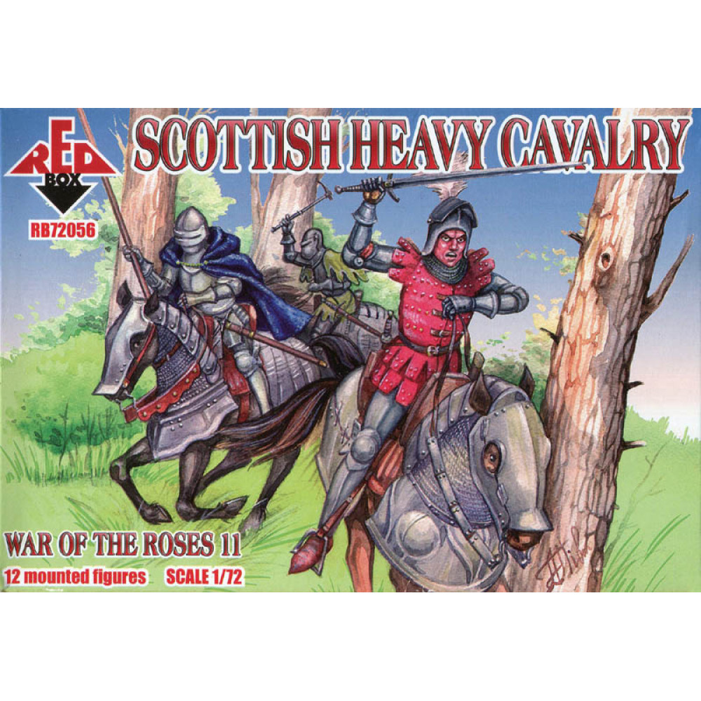 War of the Roses 11. Scottish Heavy Cavalry 1/72 RedBox 72056
