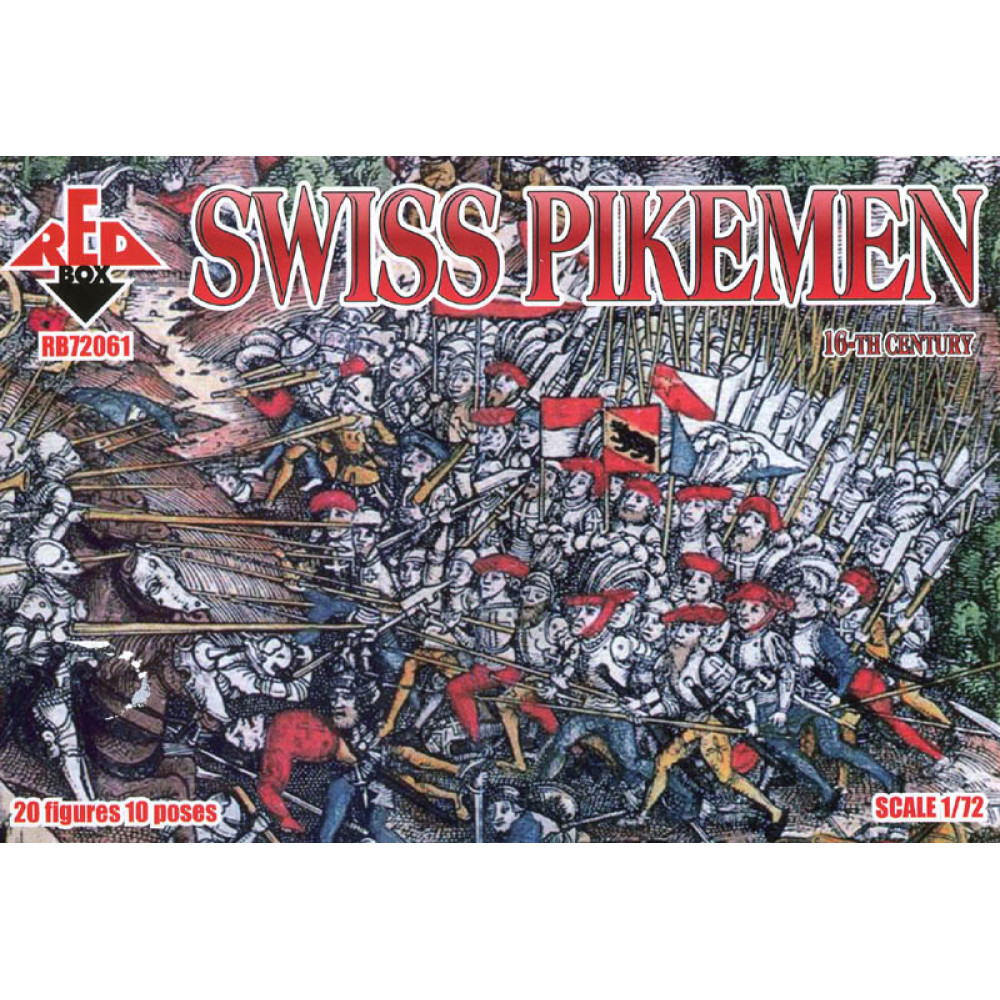 Swiss Infantry  (Pike)  16th century 1/72 RedBox 72061