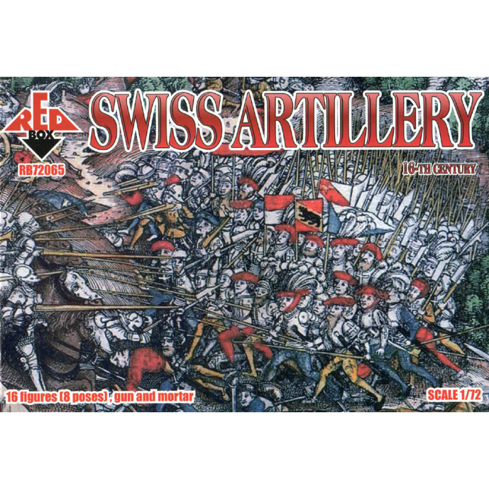 Swiss Artillery  16th century  1/72 RedBox 72065