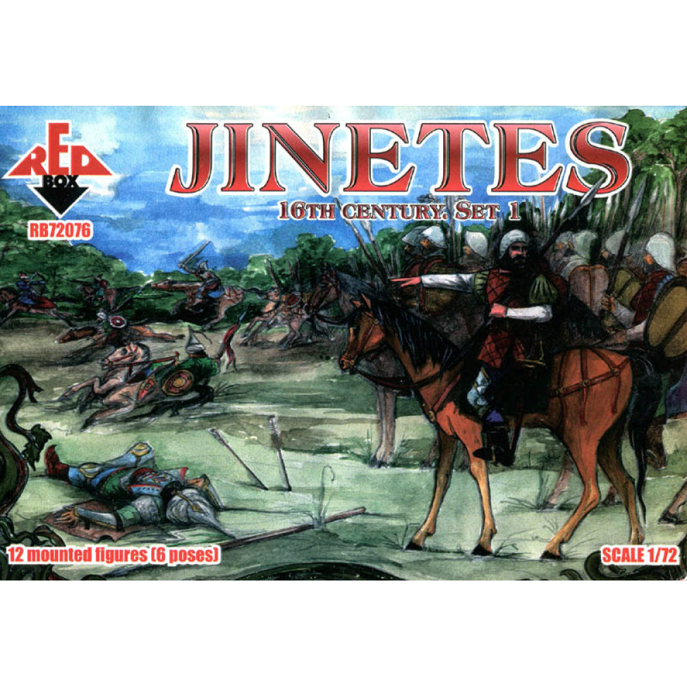 Jinetes. 16th century. Set 1  1/72 RedBox 72076