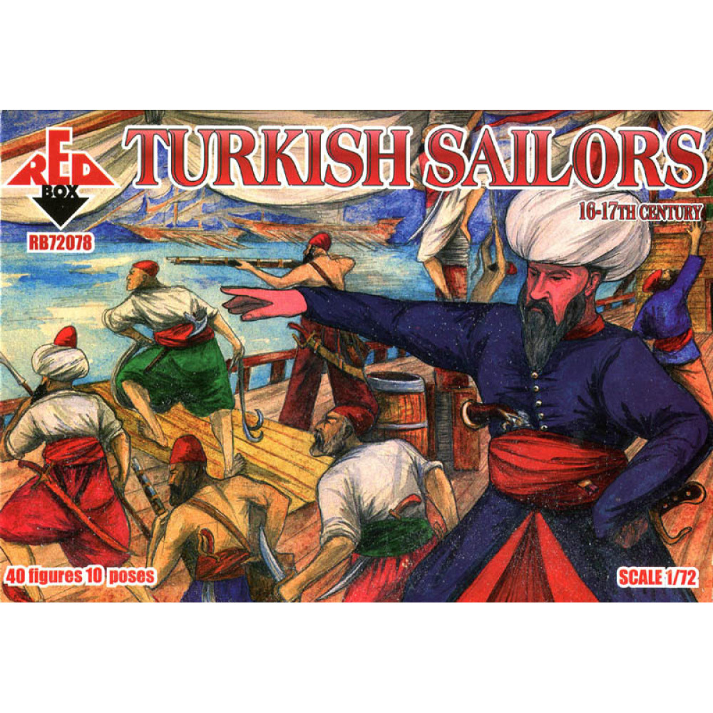 Turkish Sailors  16-17 centry  1/72 RedBox 72078