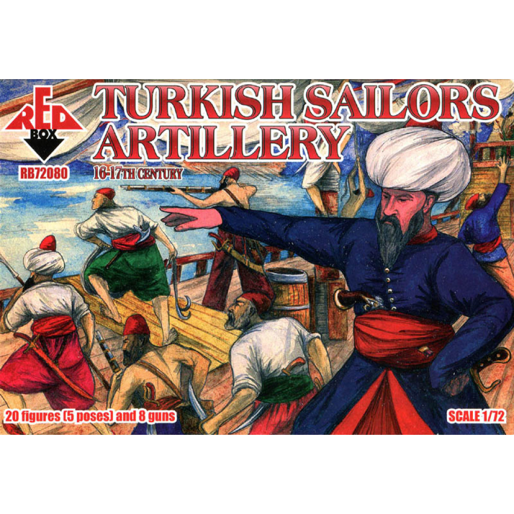 Turkish Sailors Artillery  16-17 centry  1/72 RedBox 72080