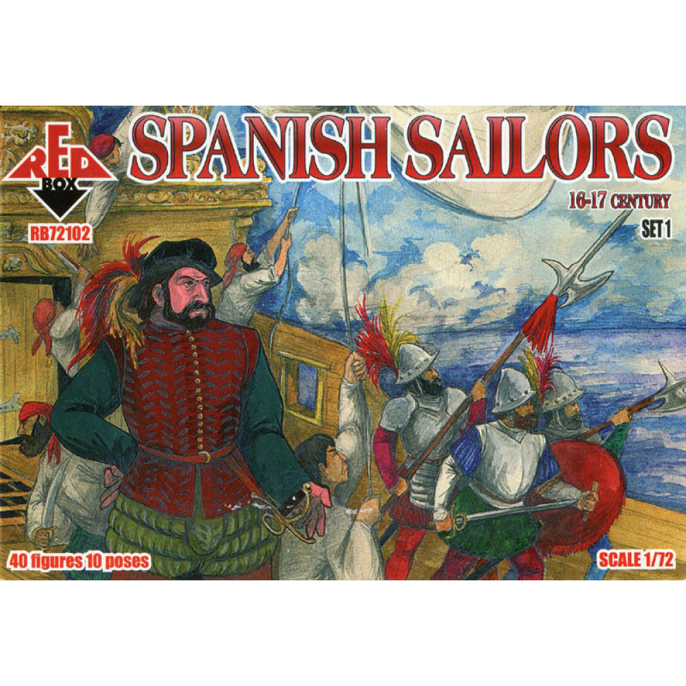 Spanish Sailors  16-17 centry 1/72 RedBox 72102