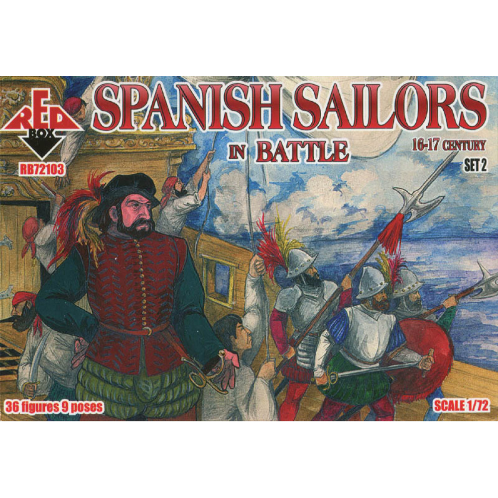 Spanish Sailors in Battle 16-17 centry  1/72 RedBox 72103