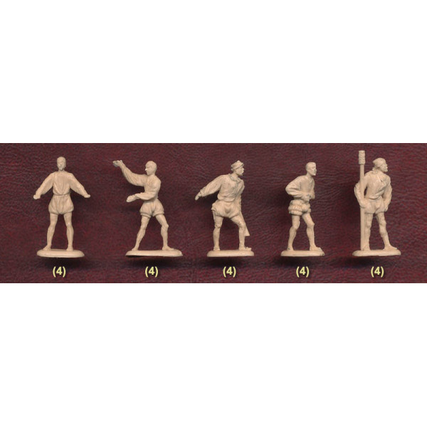 Spanish Sailors Artillery  16-17 centry  1/72 RedBox 72104