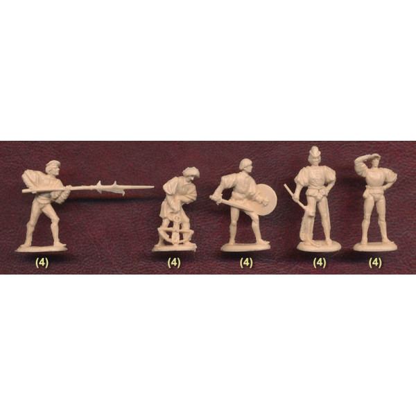 Italian Sailors in Battle 16-17 centry  1/72 RedBox 72107