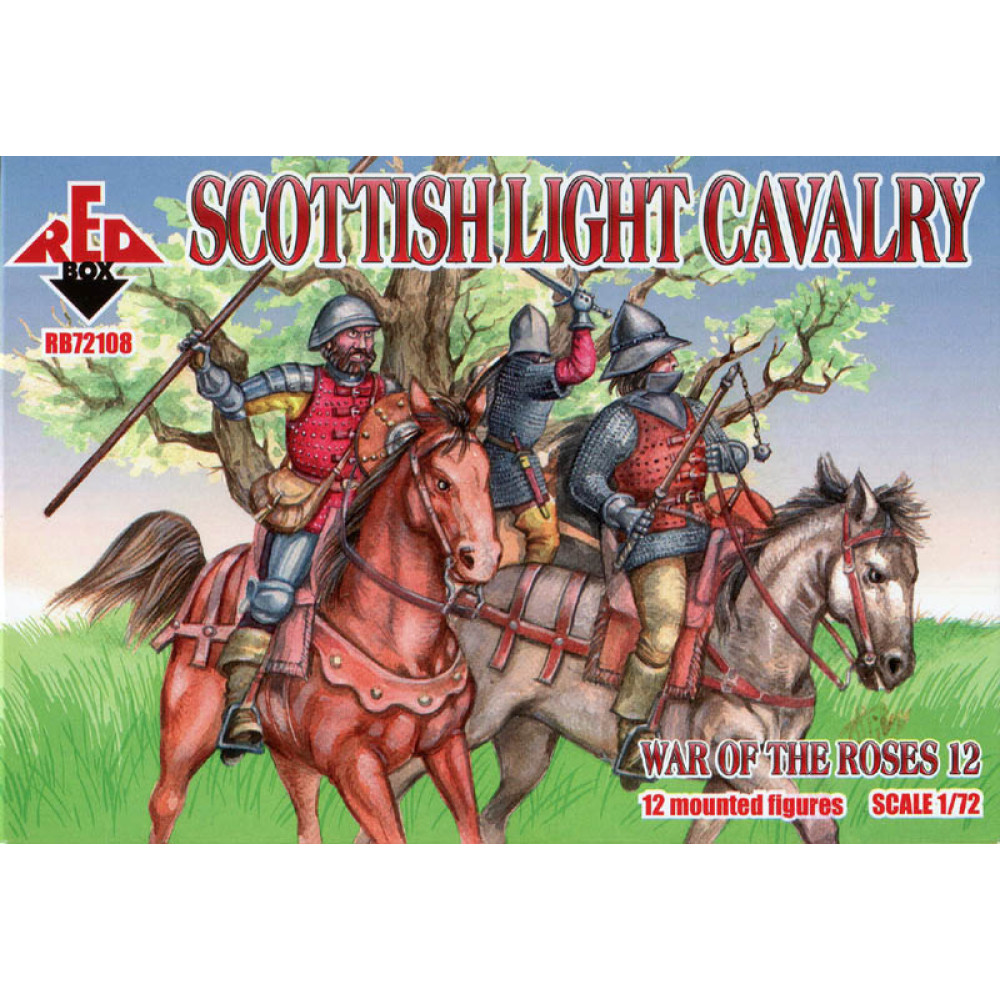 War of the Roses 12. Scottish Light Cavalry  1/72 RedBox 72108