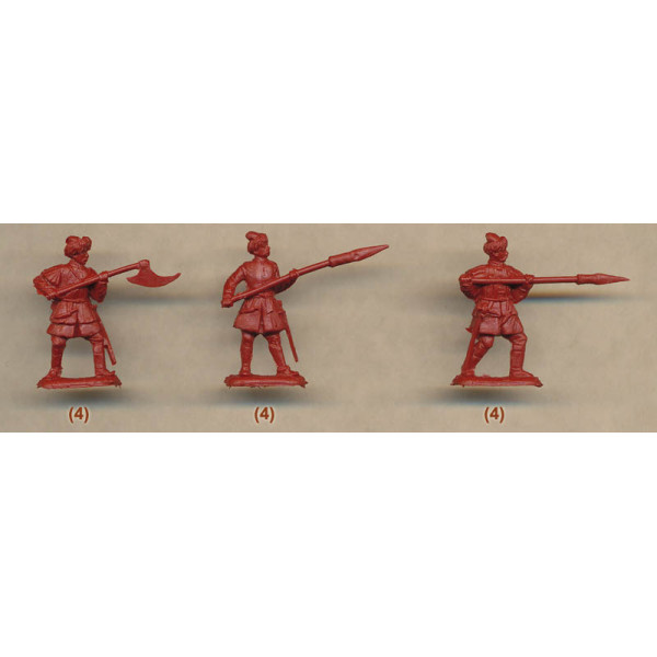 Ukrainian cossack infantry. 16 cent. Set 1  1/72 RedBox 72114