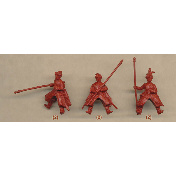 Ukrainian Сossack Cavalry. 16 cent. Set 1  1/72 RedBox 72125