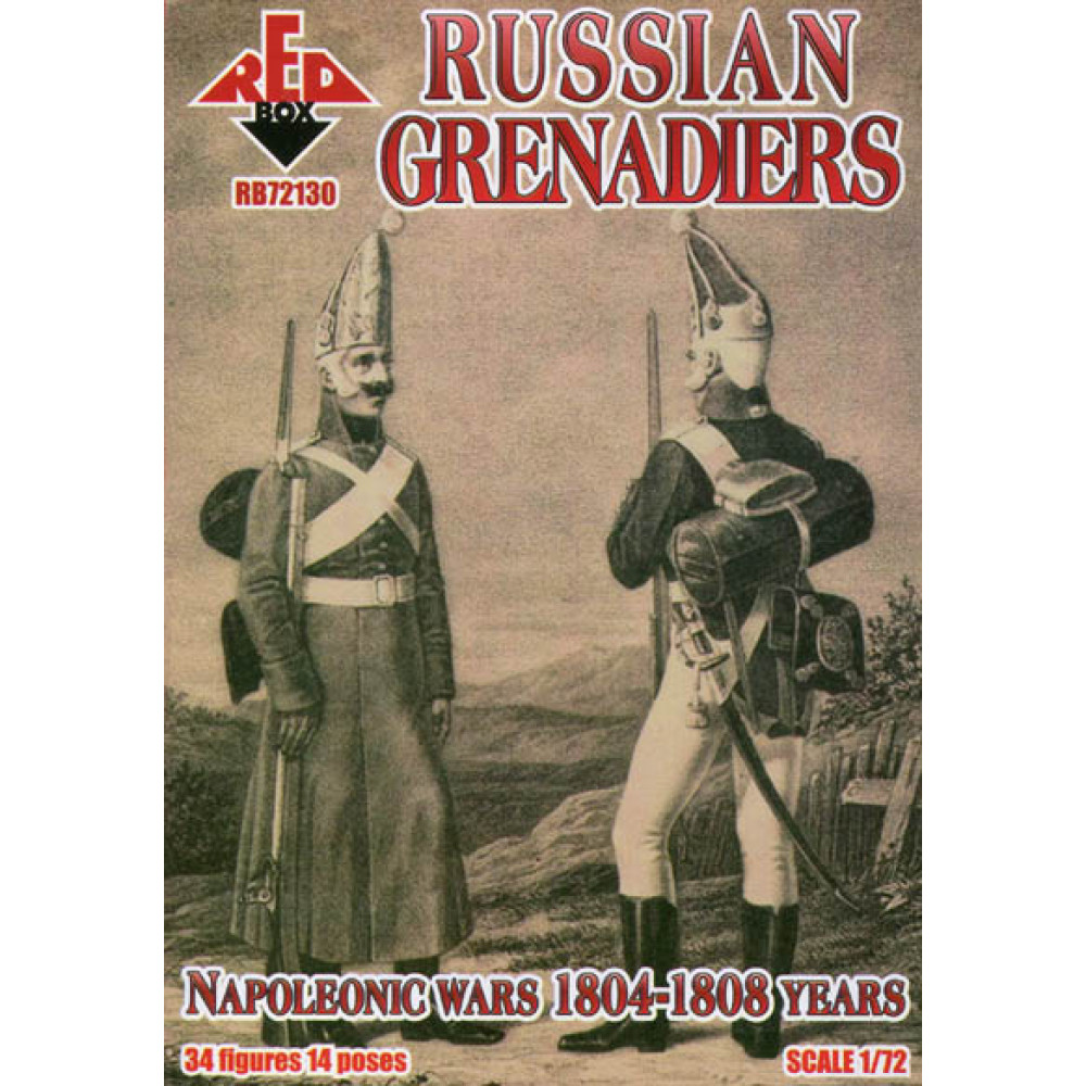 Nap. Russian Grenadiers. 1804-1808.  1/72 RedBox 72130