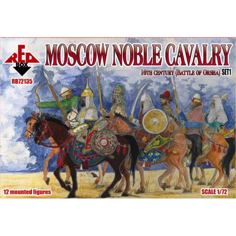 Moscow Noble Cavalry. 16 cent . (Battle of Orsha) Set 1 1/72 RedBox 72135