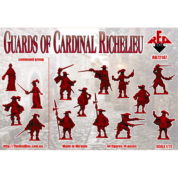 Guards of Cardinal Richelieu  (44 figures )  1/72 RedBox 72147