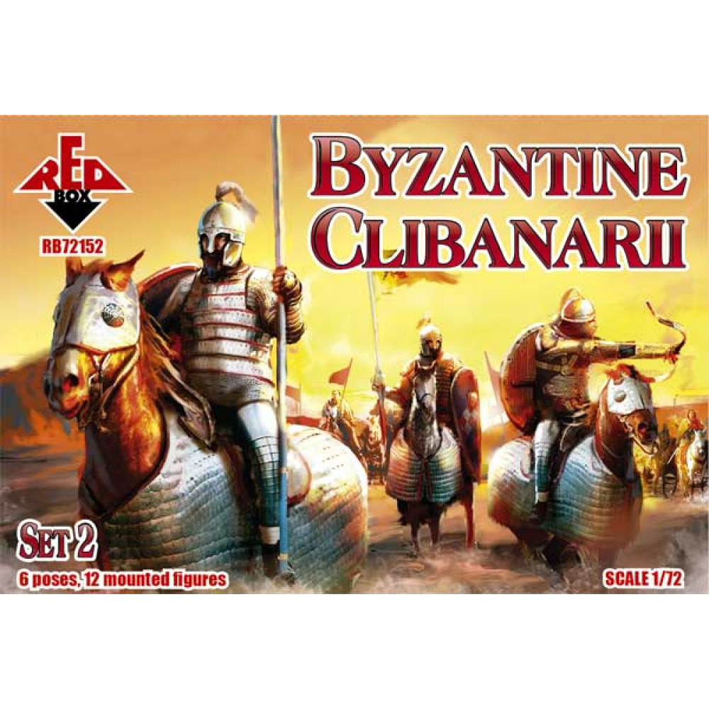 Byzantine Clibanarii.  Set #2 (12 mounted figures, 6 poses)  1/72 RedBox 72152