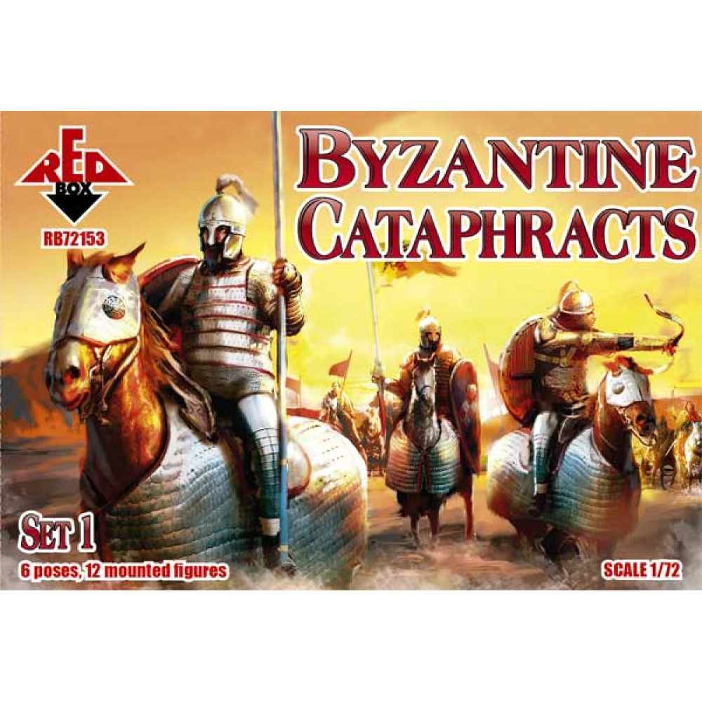 Byzantine Cataphracts. Set #1 (12 mounted figures, 6 poses)  1/72 RedBox 72153