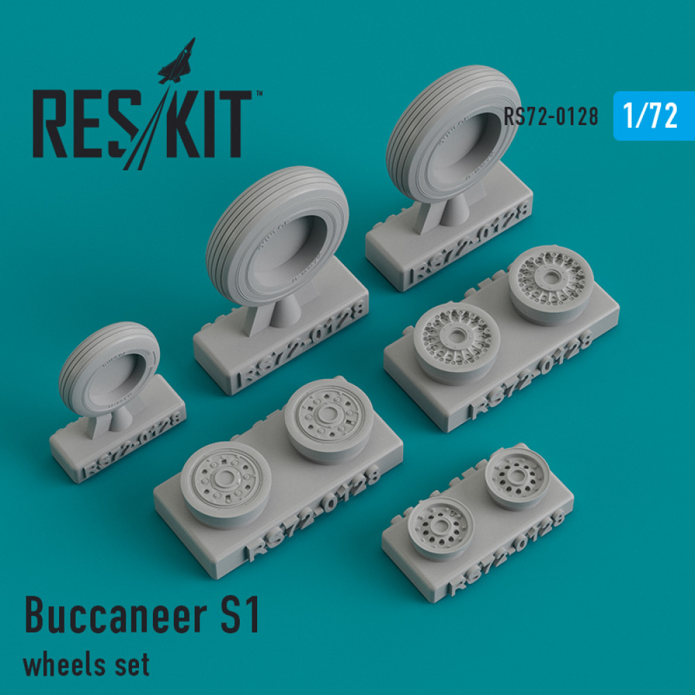 Buccaneer S1 смоляні колеса 1/72 ResKit RS72-0128 Buccaneer S1 смоляні колеса 1/72 ResKit RS72-0128