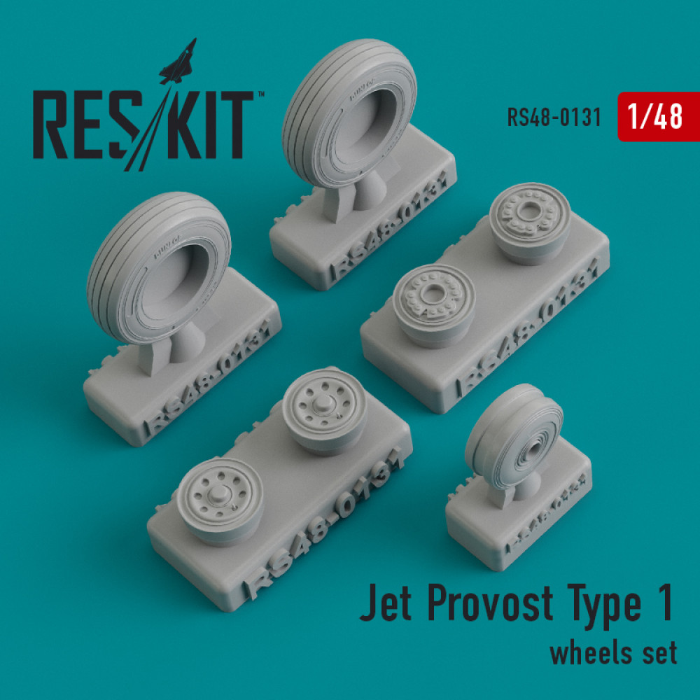 Jet Provost Type 1 смоляні колеса 1/48 ResKit RS48-0131 Jet Provost Type 1 смоляні колеса 1/48 ResKit RS48-0131