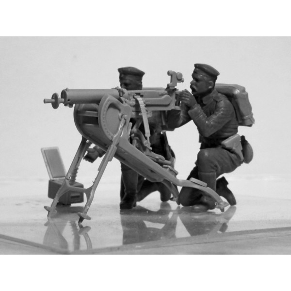 WWI German MG08 MG Team (2 figures) 1/35 ICM 35711